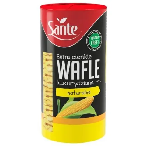 Wafle ryżowe 110g SANTE extra cienkie naturalne