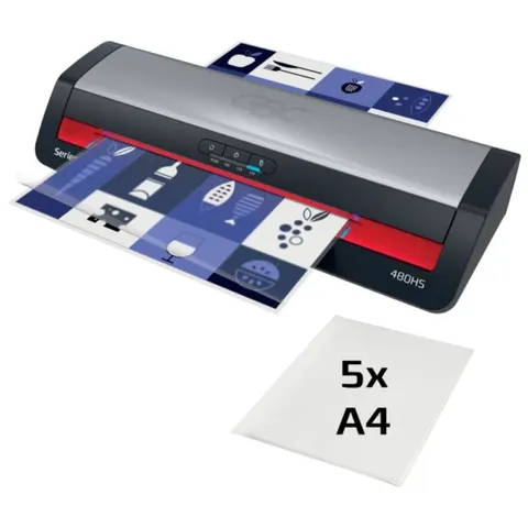 Laminator GBC 480HS Office A3 - kolor czarno-srebrno-czerwony