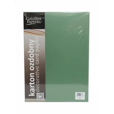 Karton ozdobny A4/220g EARTH zielony 20szt.