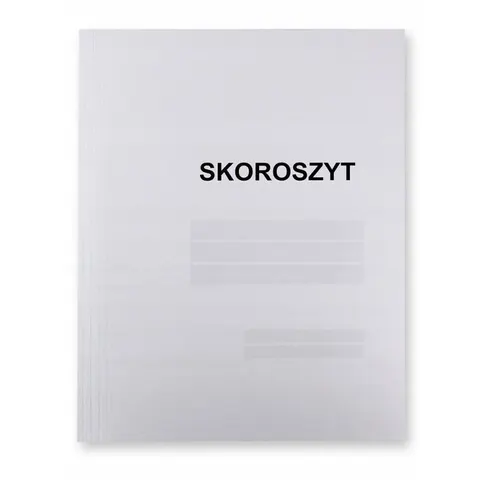 Skoroszyt zwykły kartonowy A4 pełny 250g KIELTECH
