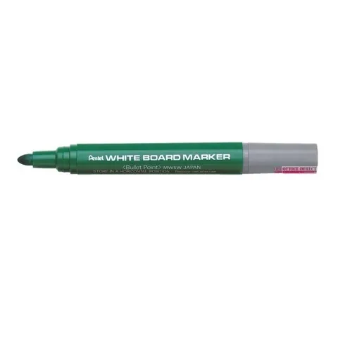 Marker suchościeralny okrągły 2,8mm PENTEL MW5W zielony 1szt.
