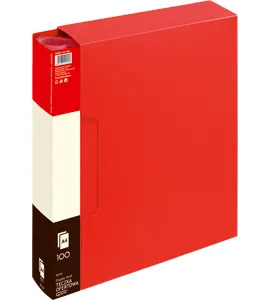 Album ofertowy A4 Grand 100 koszulek czerwony