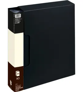 Album ofertowy A4 Grand 80 koszulek czarny
