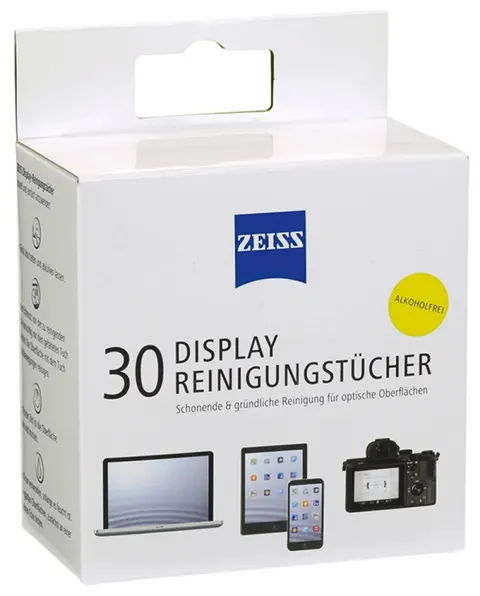 Chusteczki do czyszczenia ekranów ZEISS 30 szt. ZS581998