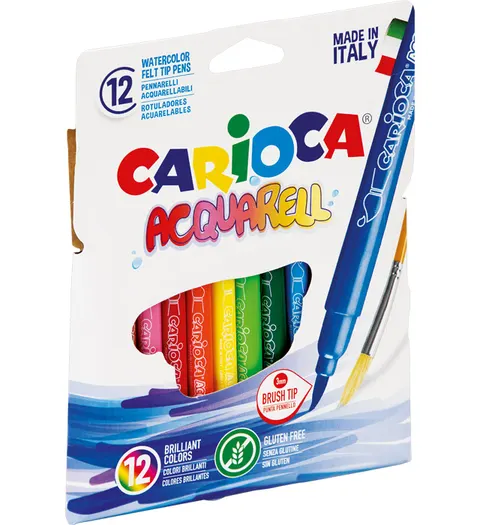 Flamastry akwarelowe Carioca Acquarell 12 szt.