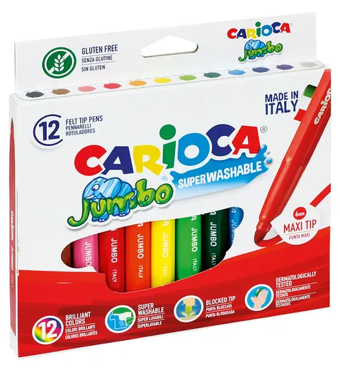 Flamastry Carioca Jumbo 12 szt.