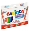Flamastry dwustronne Carioca Birello 24 szt.