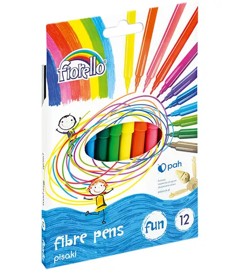 Flamastry Fiorello Fun 12 szt.