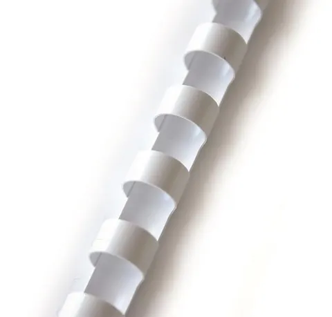 Grzbiety do bindowania plastikowe 6 mm biały 100 szt.