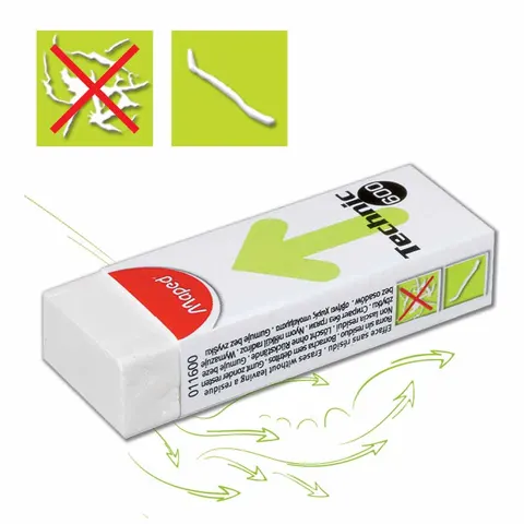 Gumka do mazania Maped Technic 61 x 21,8 x 12 mm biała