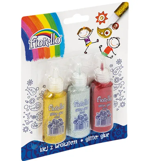 Klej brokatowy Fiorello 3 x 20 ml
