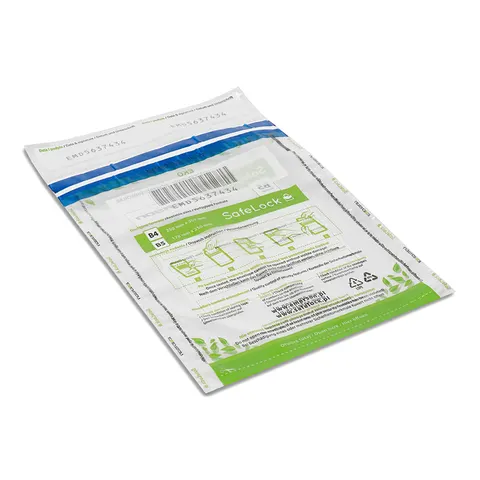 Koperty bezpieczne transparentne ekologiczne B5 100 szt. Emerson