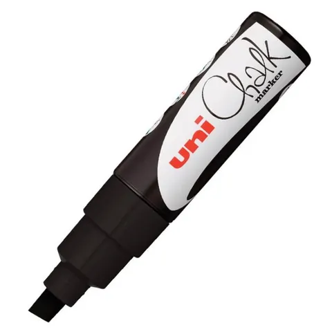 Marker kredowy UNI Chalk PWE-8K (czarny)