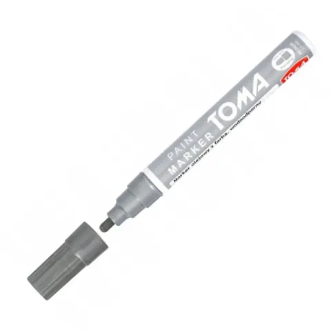Marker olejowy Toma srebrny okrągły TO-44094