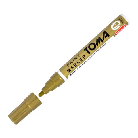 Marker olejowy Toma złoty okrągły TO-44093