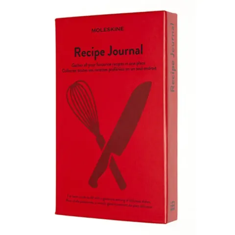 Notes Moleskine Passion Journal Recipe 400 stron czerwony