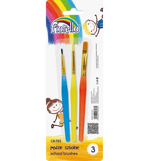 Pędzle Fiorello 3 szt.