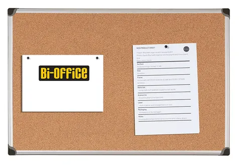 Tablica korkowa Bi-Office w ramie aluminiowej 120 x 90 cm