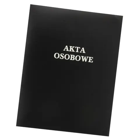 Teczka do akt osobowych z ringiem Barbara czarna