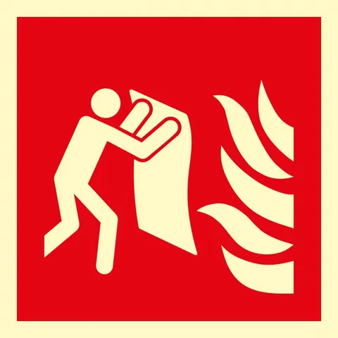 Znak TDC: Koc gaśniczy