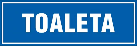 Znak TDC: Toaleta