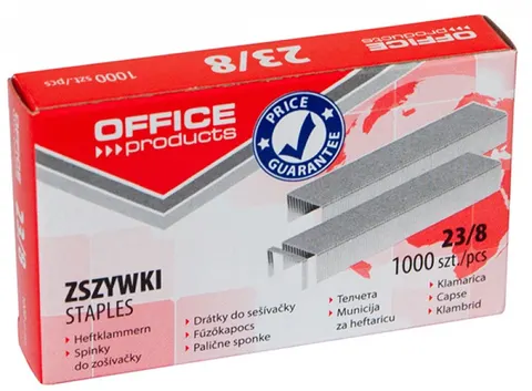 Zszywki archiwizacyjne Office Products 23/8 1000 szt.