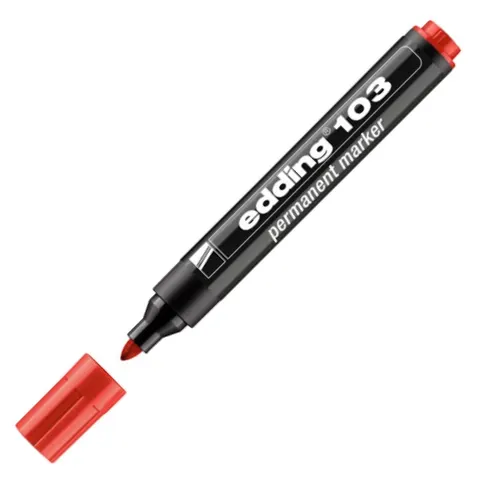 Marker permanentny Edding e-103 czerwony