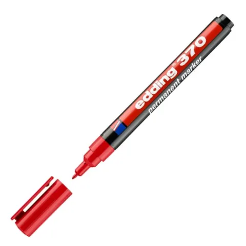 Marker permanentny Edding 370 1mm czerwony