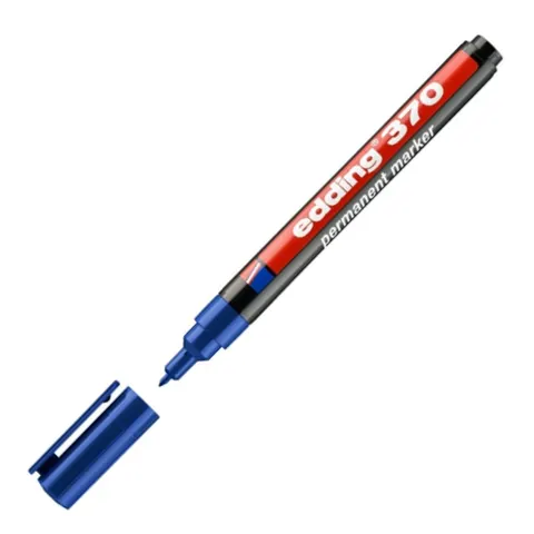 Marker permanentny Edding 370 1mm niebieski