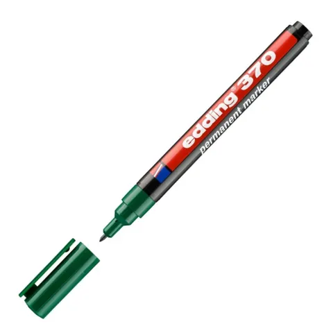 Marker permanentny Edding 370 1mm zielony