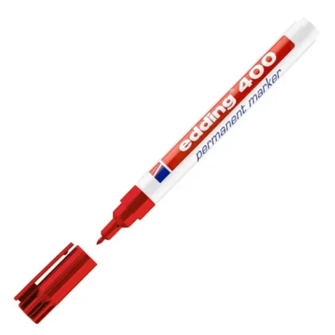 Marker permanentny Edding 400 1mm czerwony