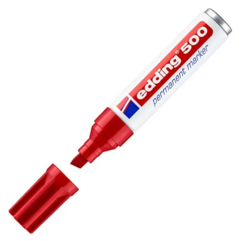 Marker permanentny Edding 500 2-7 mm czerwony