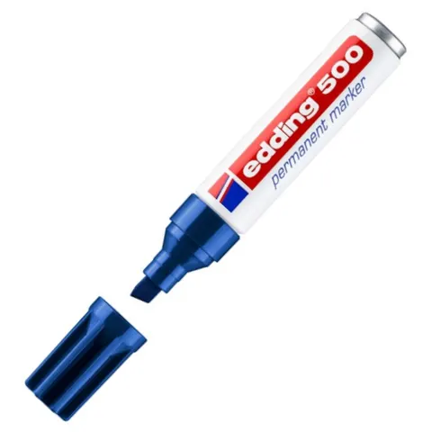 Marker permanentny Edding 500 2-7mm niebieski