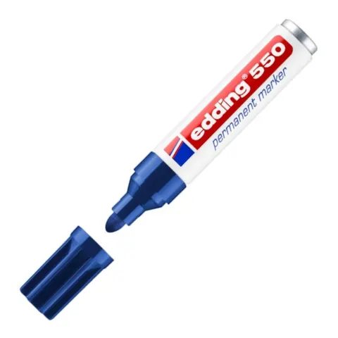 Marker permanentny Edding 550 3-4 mm niebieski