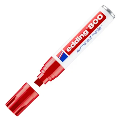 Marker permanentny Edding 800 4-12 mm czerwony
