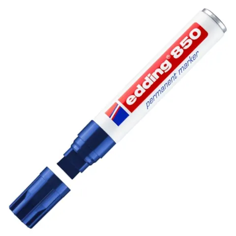 Marker permanentny Edding 850 5-15 mm niebieski
