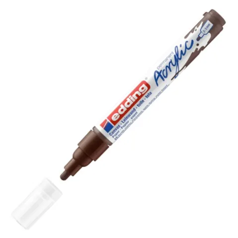 Marker akrylowy Edding matowy czekoladowy brąz e-5100 2-3 mm