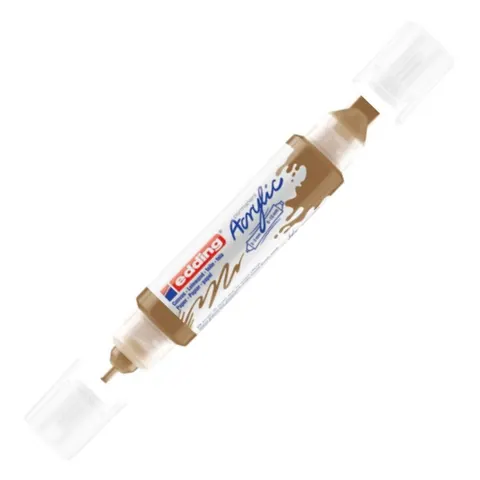 Marker akrylowy 3D Edding podwójny matowe złoto e-5400 2-3 mm 5-10 mm