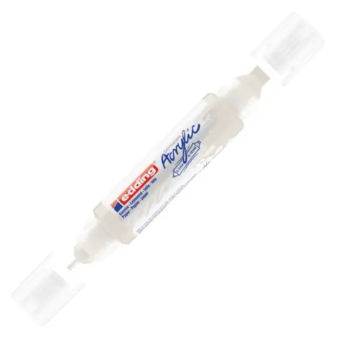 Marker akrylowy 3D Edding podwójny matowa biel e-5400 2-3 mm 5-10 mm