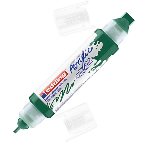 Marker akrylowy 3D Edding podwójny zielony mech e-5400 2-3 mm 5-10 mm