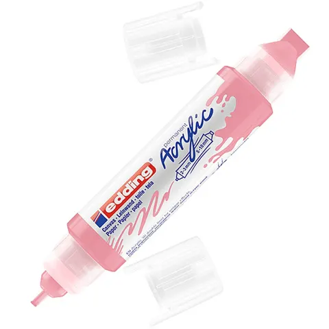 Marker akrylowy 3D Edding podwójny fiołkowy róż e-5400 2-3 mm 5-10 mm