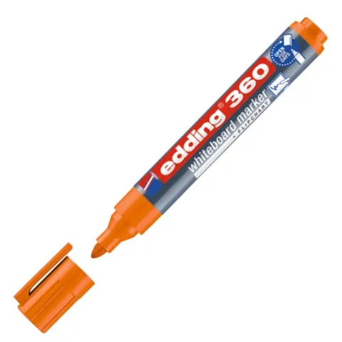 Marker do tablic e-360 Edding, 1,5-3 mm, pomarańczowy