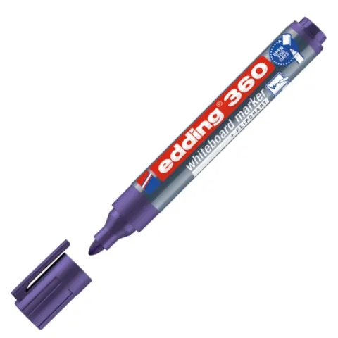 Marker do tablic e-360 Edding, 1,5-3 mm, fioletowy