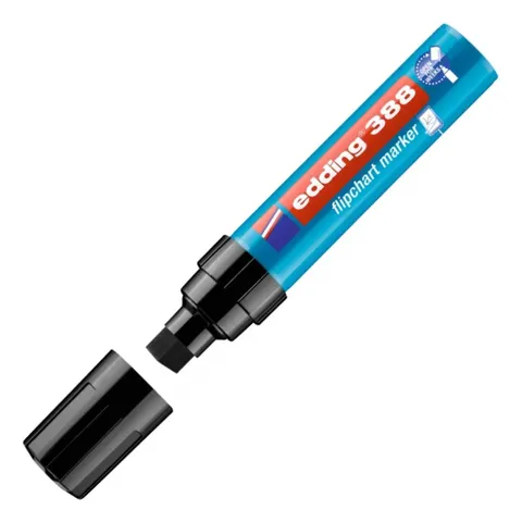 Marker do flipchartów 388 Edding czarny 4-12mm