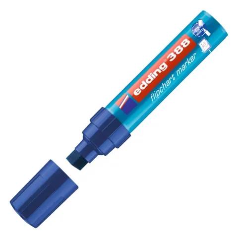 Marker do flipchartów 388 Edding niebieski 4-12mm