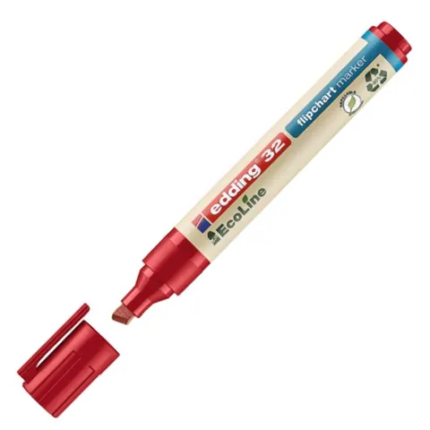 Marker do flipchartów Edding 32 czerwony 1-5mm