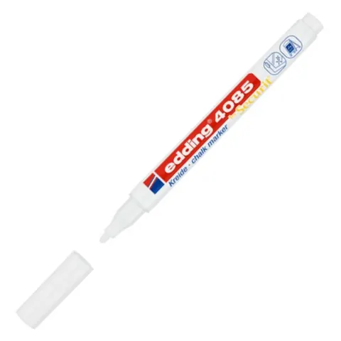 Marker kredowy Edding 4085 1-2mm biały