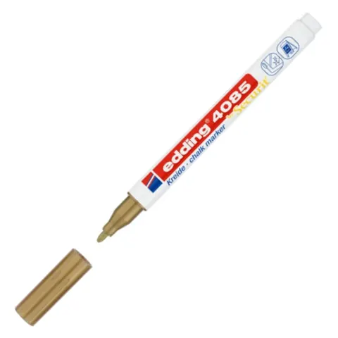Marker kredowy Edding 4085 1-2 mm złoty