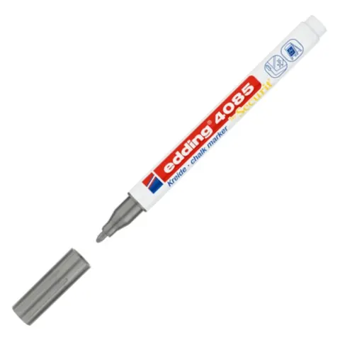 Marker kredowy Edding 4085 1-2 mm srebrny