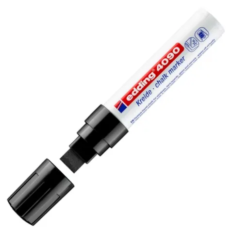 Marker kredowy e-4090 Edding, 4-15 mm, czarny